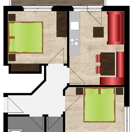公寓 Chasa Monthani *